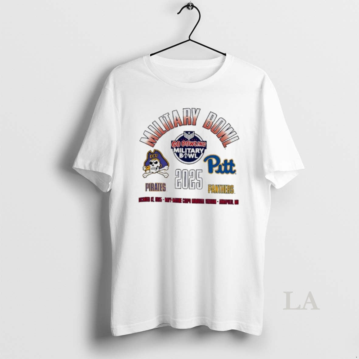 Original East Carolina Pirates Vs Pittsburgh Panthers 2025 Military Bowl Dueling Go Bowling