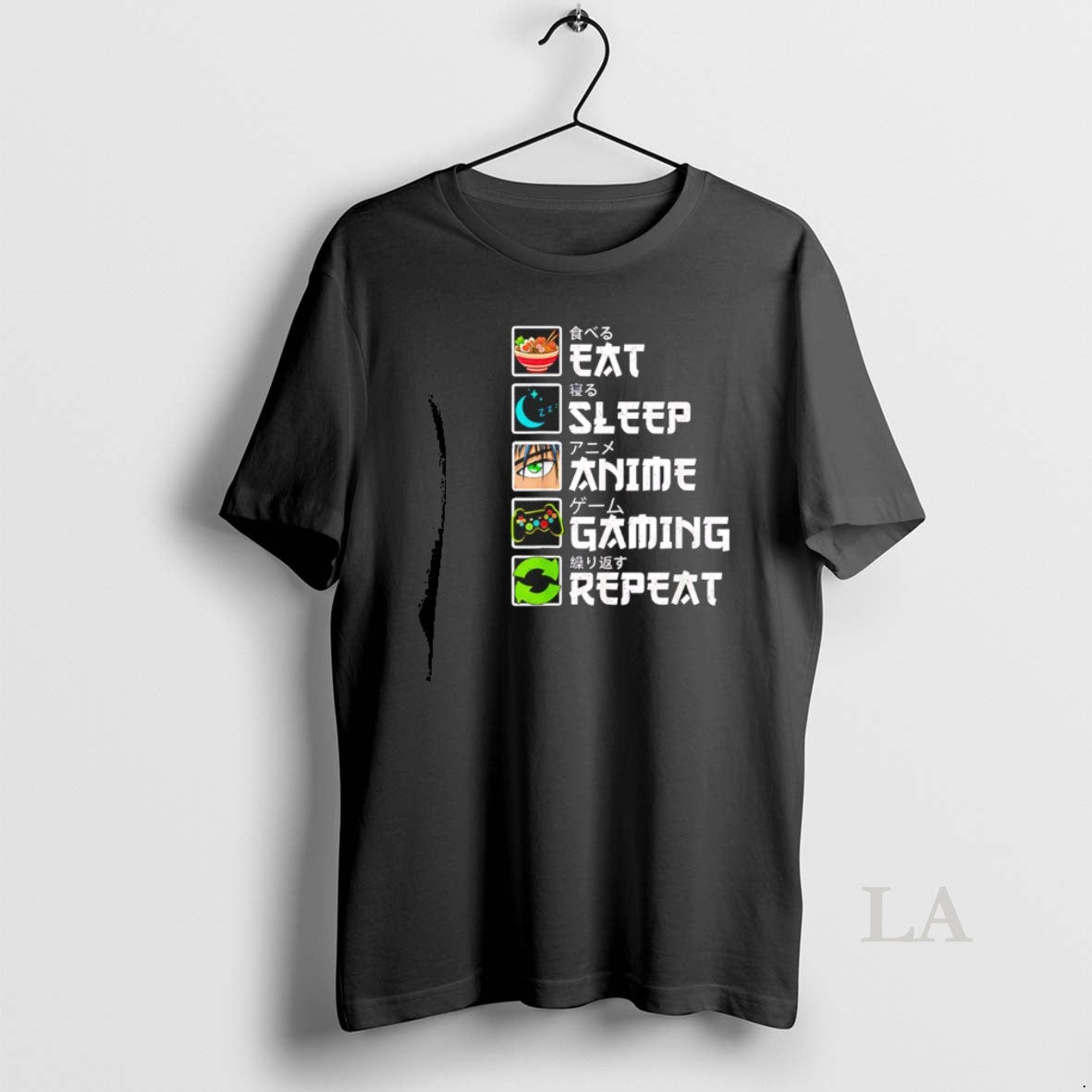 Original Eat Sleep Anime Gaming Repeat Gamer