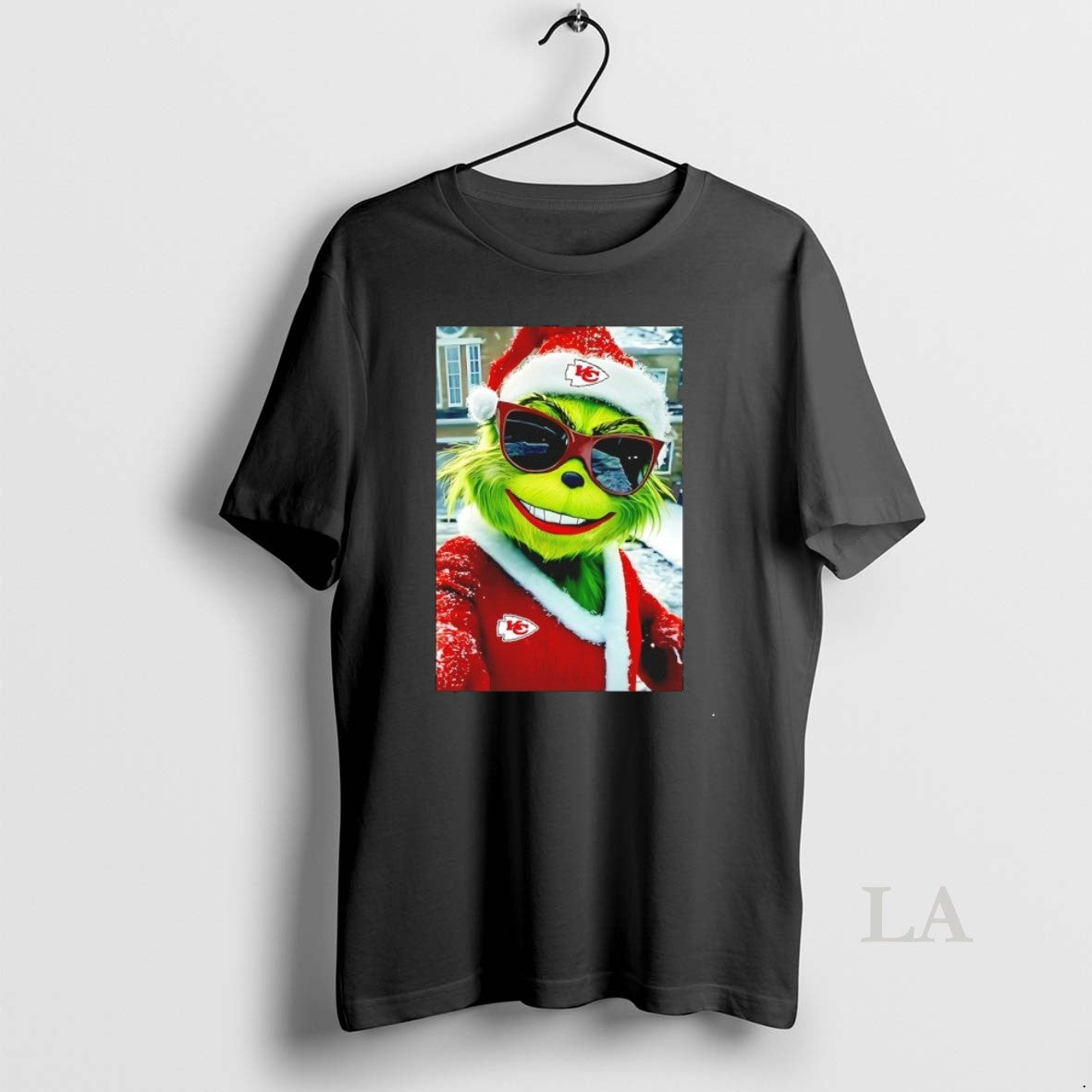 Original Feeling Grinchy Kansas City Chiefs Grinch Selfie