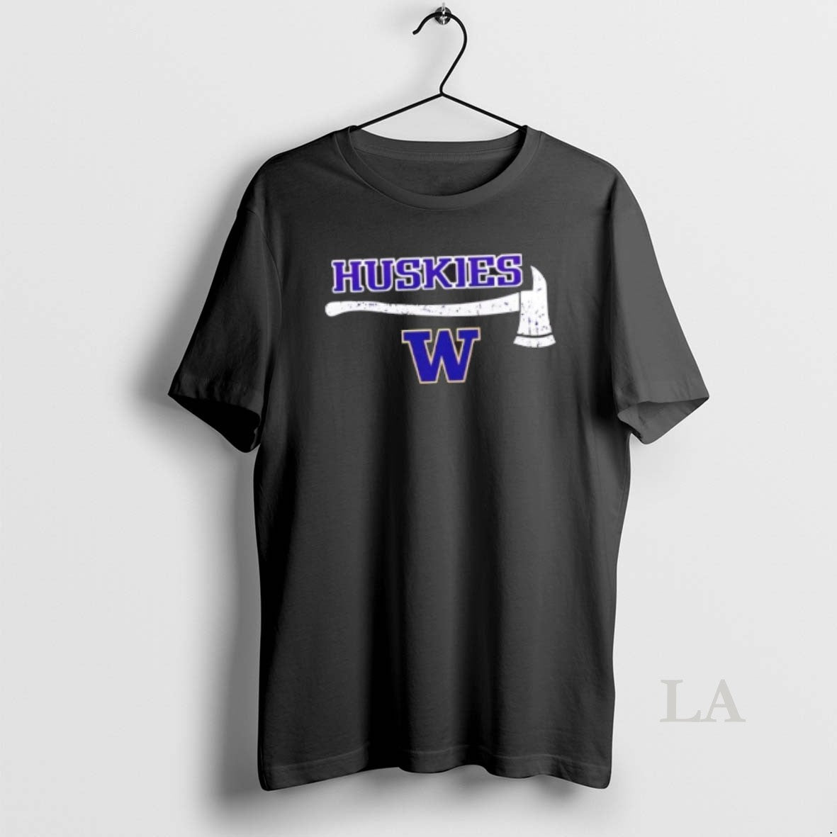 Original Firefighter Fire Dept Always Ready Washington Huskies 2 Sided