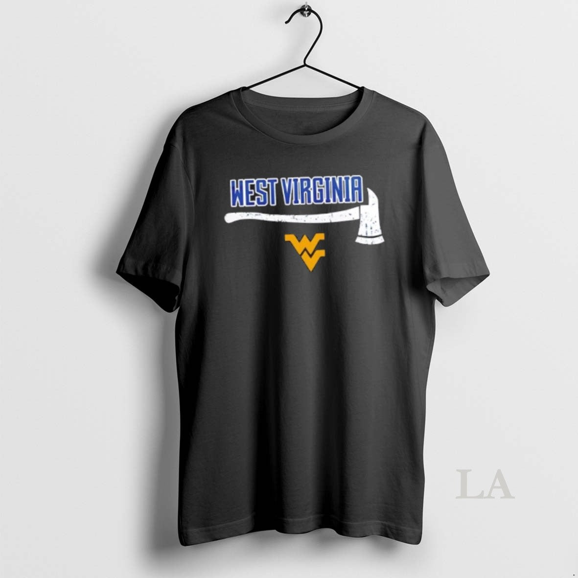 Original Firefighter Fire Dept Always Ready West Virginia Mountaineers 2 Sided