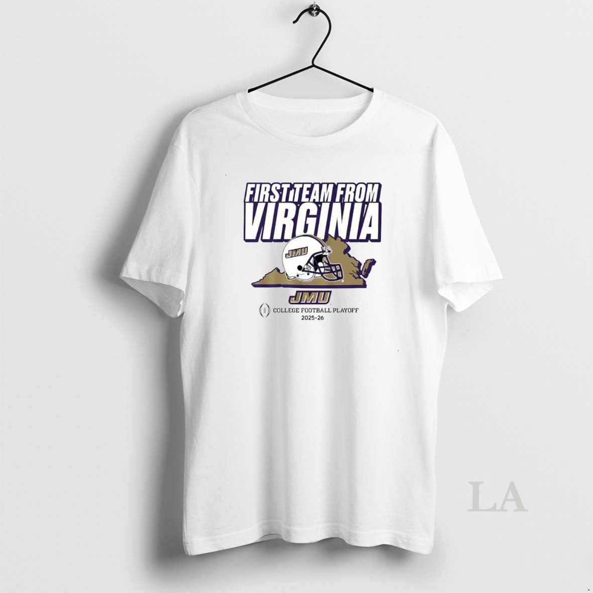 Original First Team From Virginia James Madison Dukes Football 2025 2026 Cfp Helmet Circle