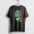 Original Florida Gators Football Battle Shattered Usa Flag Rip Design