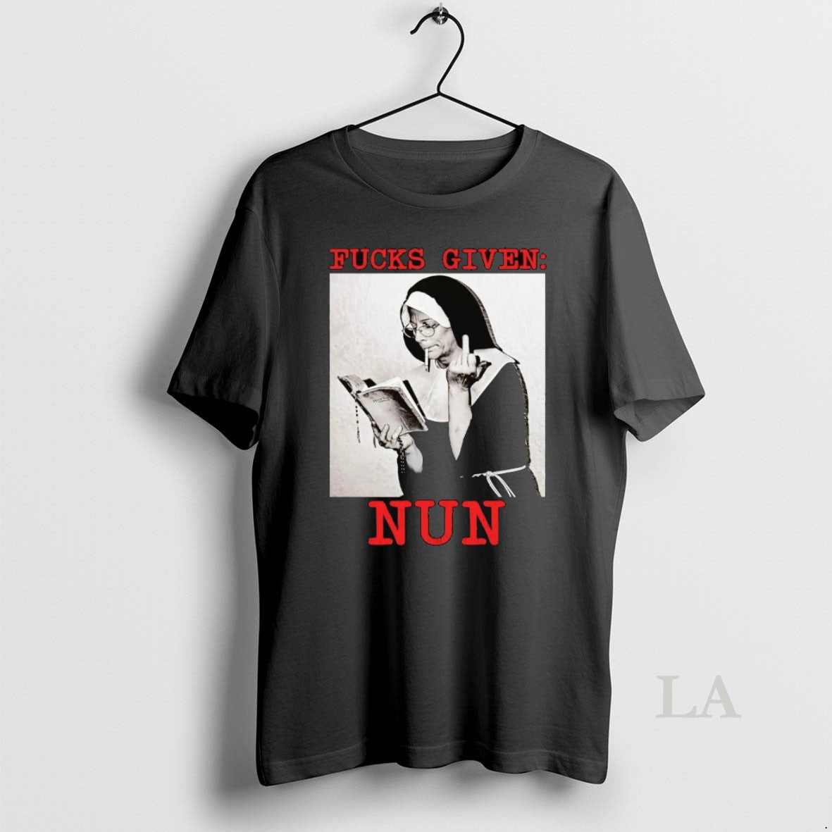 Original Fucks Given Nun Middle Finger