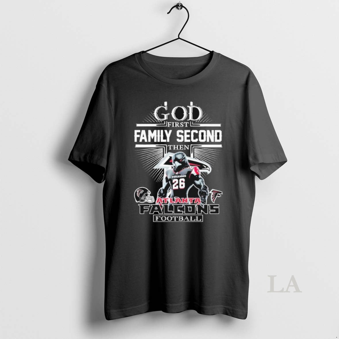 Original God First Family Second Then Atlanta Falcons Mascot