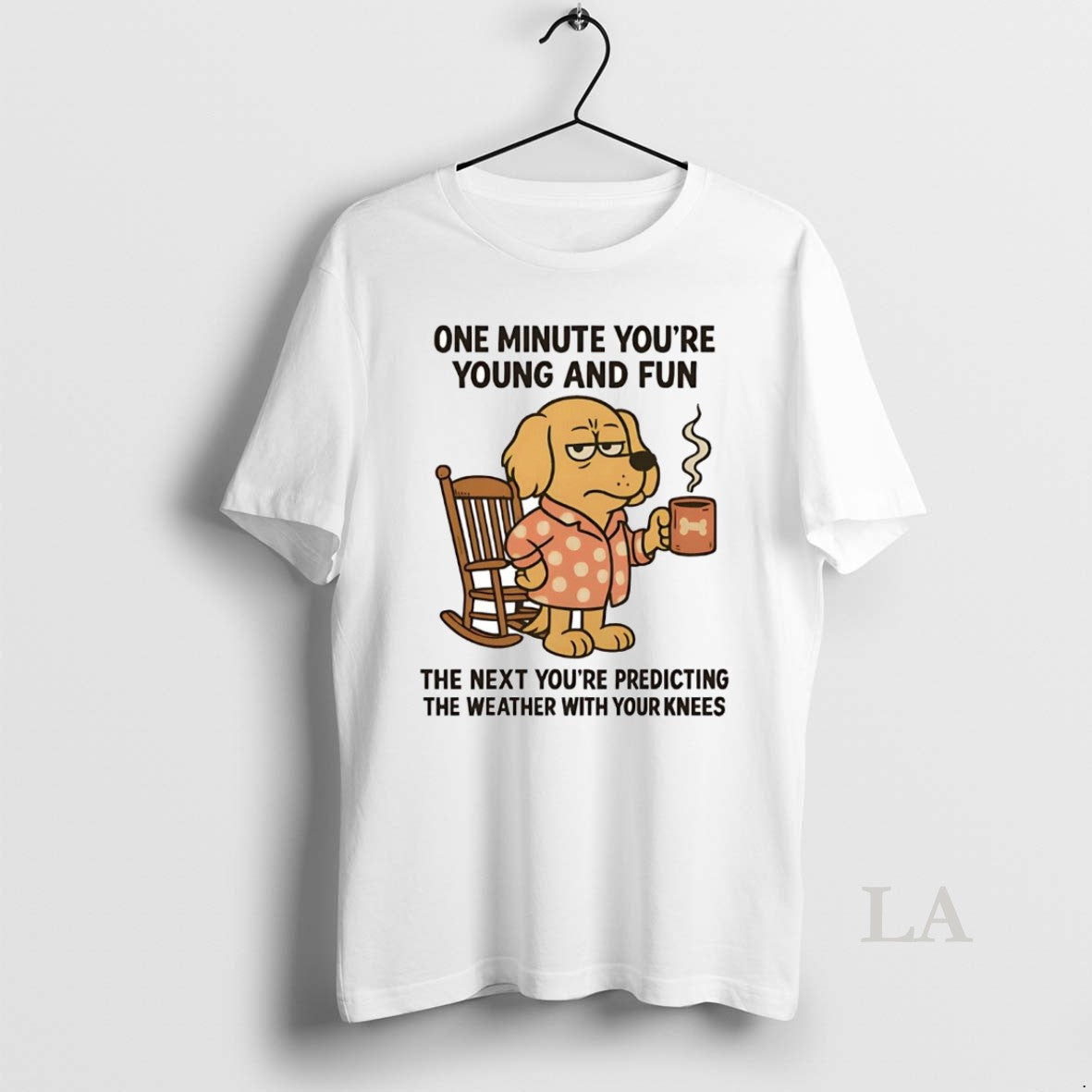 Original Golden Retriever One Minute Youre Young And Fun