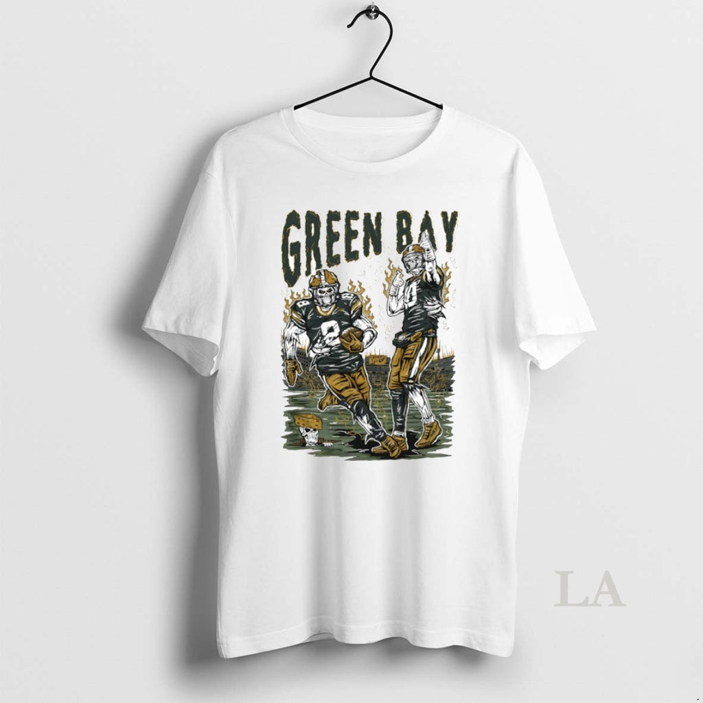 Original Green Bay Packers Welcome To Football Skeleton Players Circle