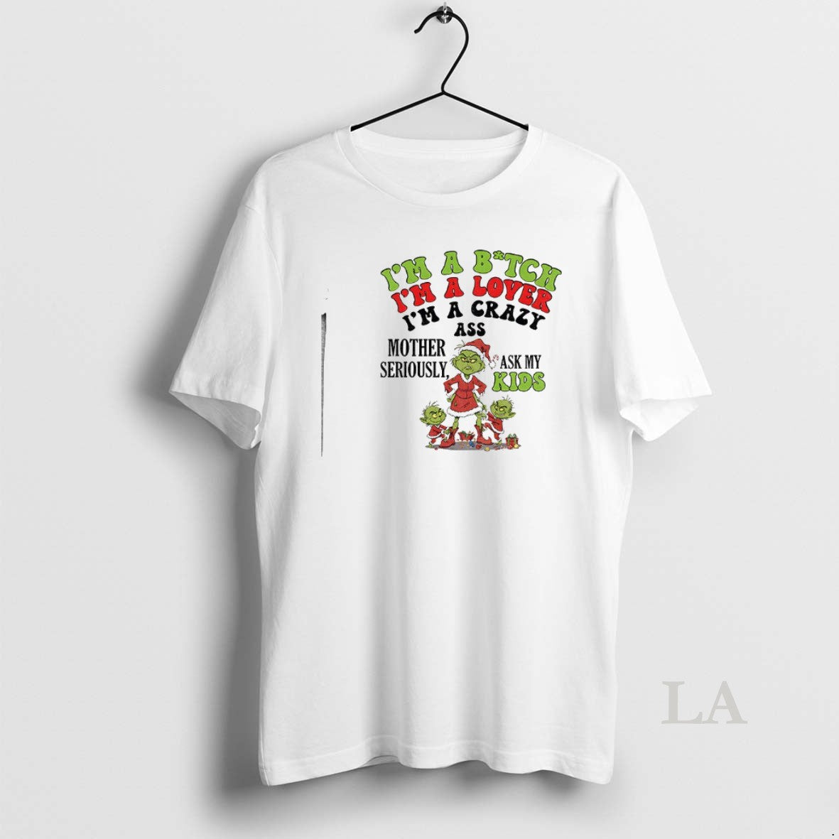 Original Grinch Santa Im 97 Sure You Dont Like Me Merry Christmas