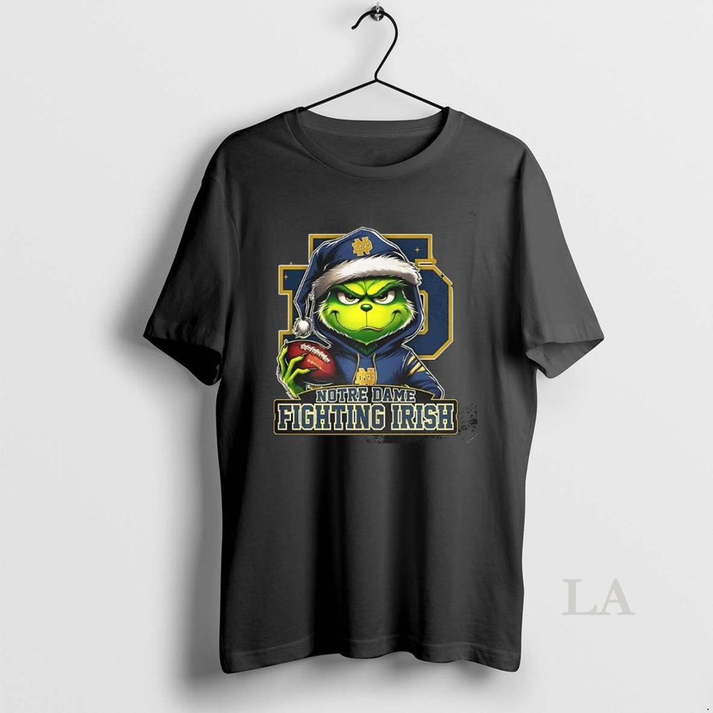 Original Grinch X Notre Dame Fighting Irish Football 2025 Merry Christmas