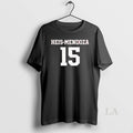 Original Heis Mendoza 15 Fernando Mendoza Signature Back