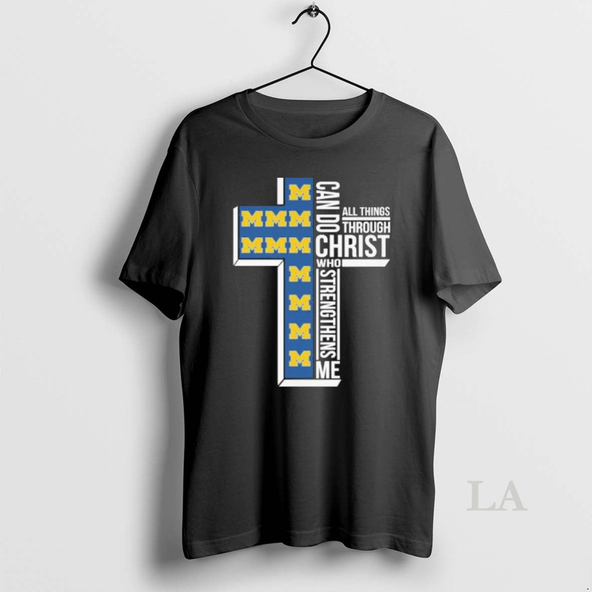 Original I Can Do All Things Faith Sports Michigan Wolverines College Basketball