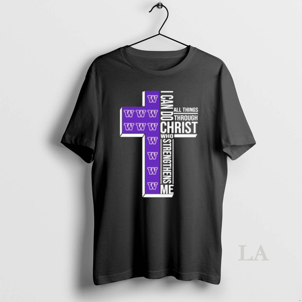 Original I Can Do All Things Faith Sports Washington Huskies College Basketball