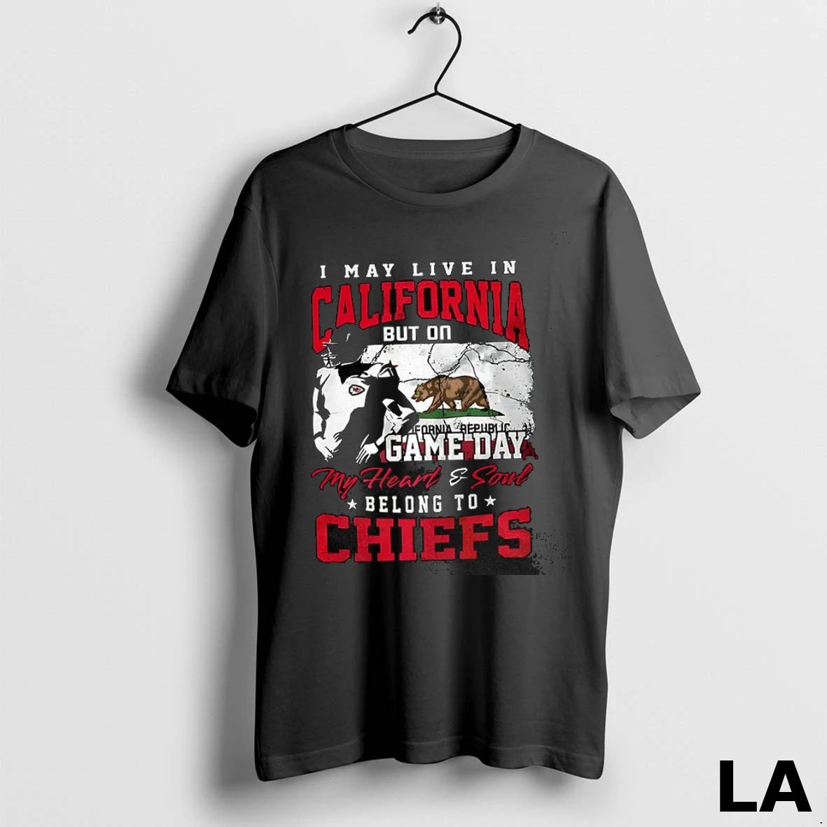 Original I May Live In California But On Game Day My Heart And Soul Belong