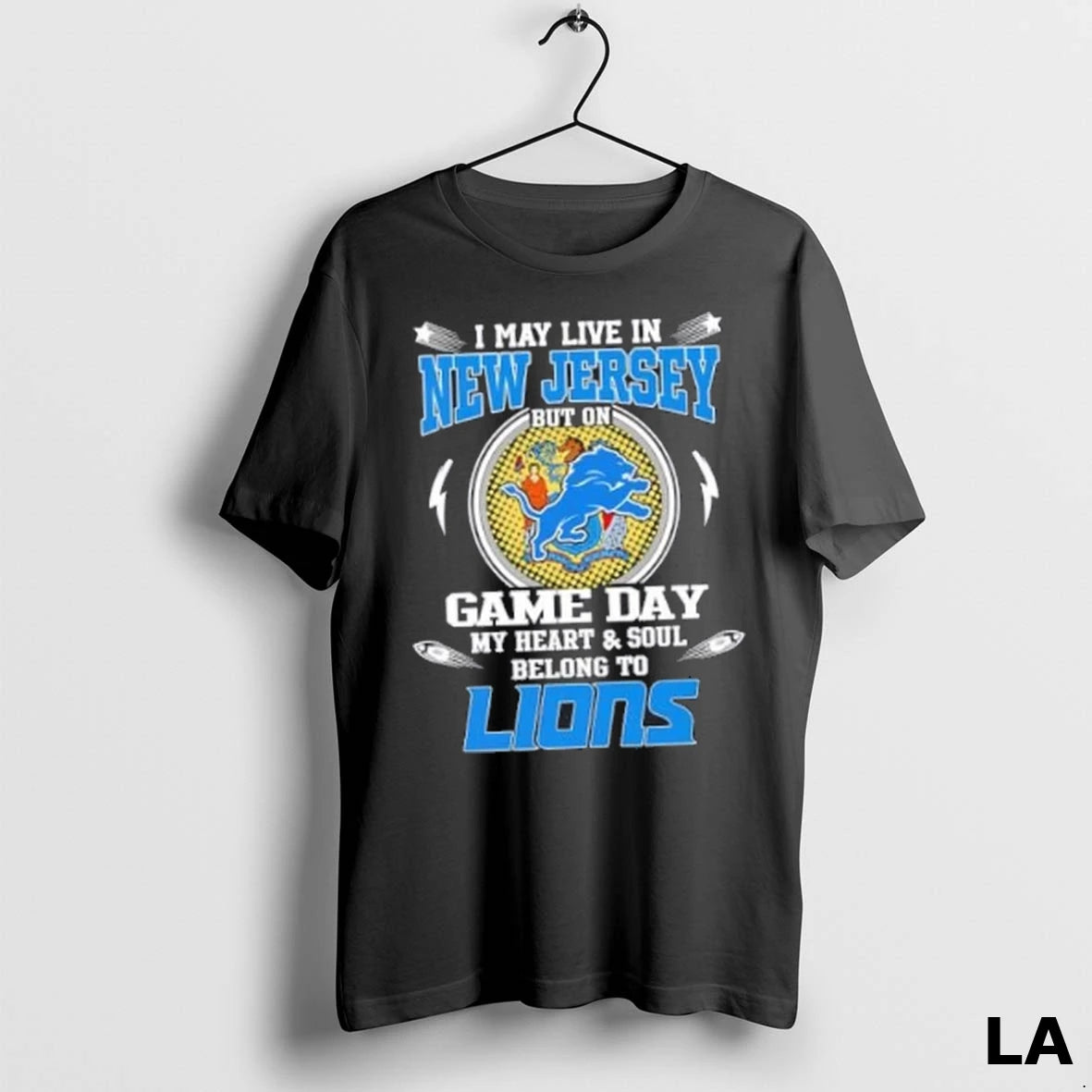 Original I May Live In New Jersey But On Game Day My Heart And Soul