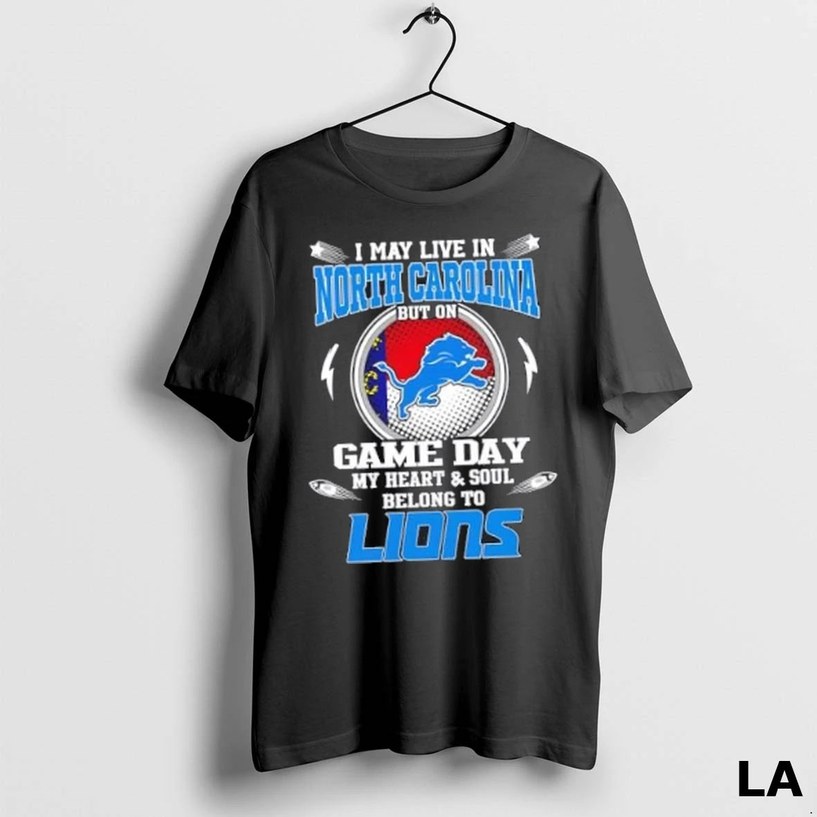 Original I May Live In North Carolina But On Game Day My Heart And Soul