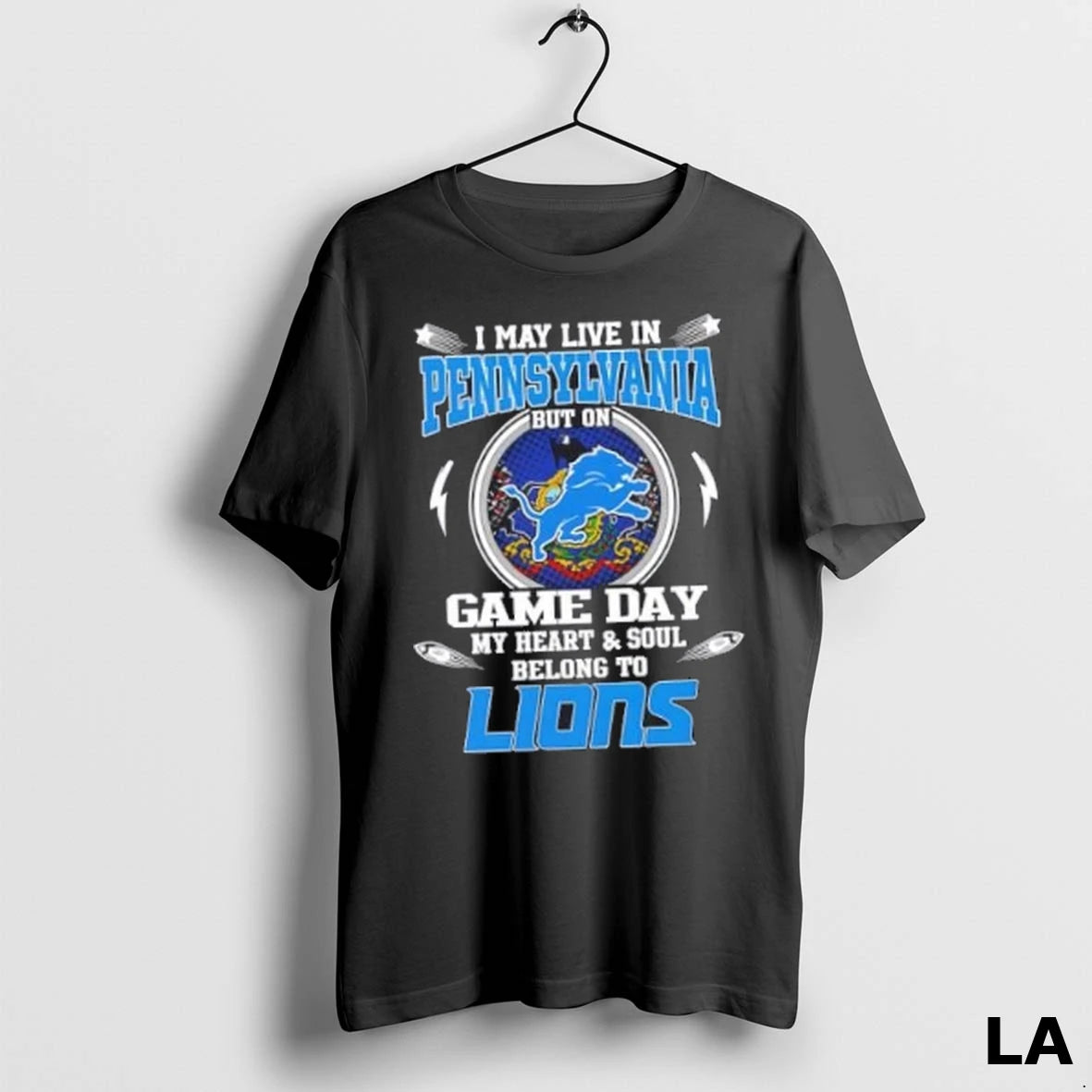 Original I May Live In Pennsylvania But On Game Day My Heart And Soul Belongs