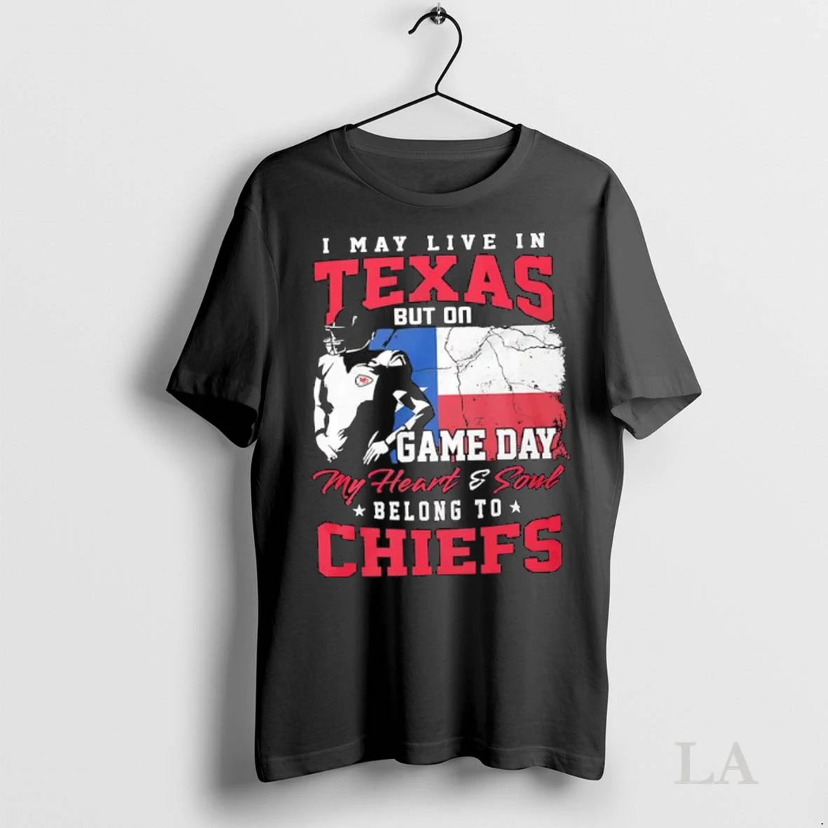 Original I May Live In Texas But On Game Day My Heart Soul Belong To