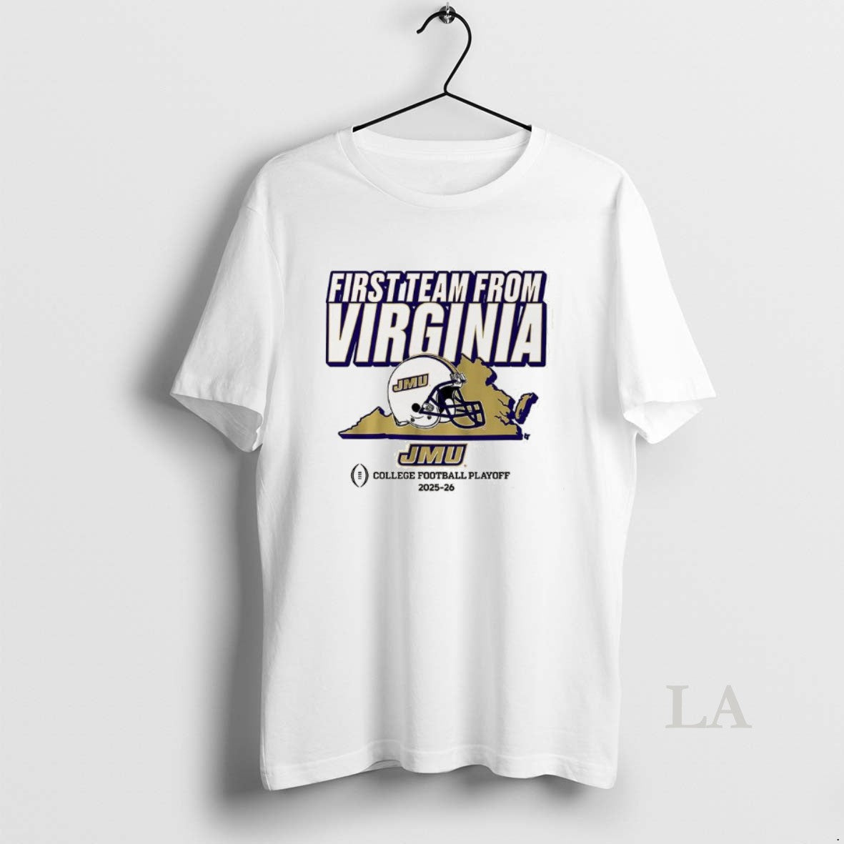 Original Jmu College Football Playoff First Team From Virginia Helmet