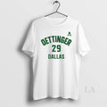 Original Jake Oettinger 29 Dallas Stars Hockey Name And Number Circle