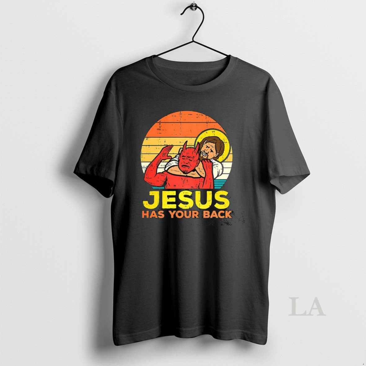 Original Jesus Has Your Back Jiu Jitsu Christian Vintage