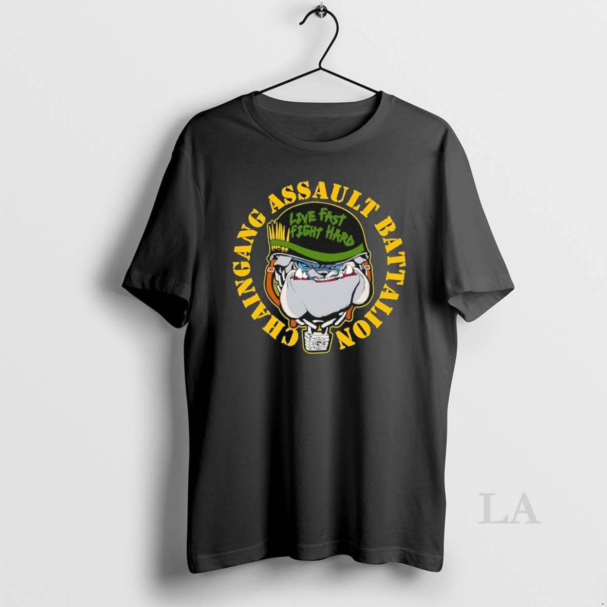 Original John Cena Bulldogs Live Fast Fight Hard Chaingang Assault Battalion