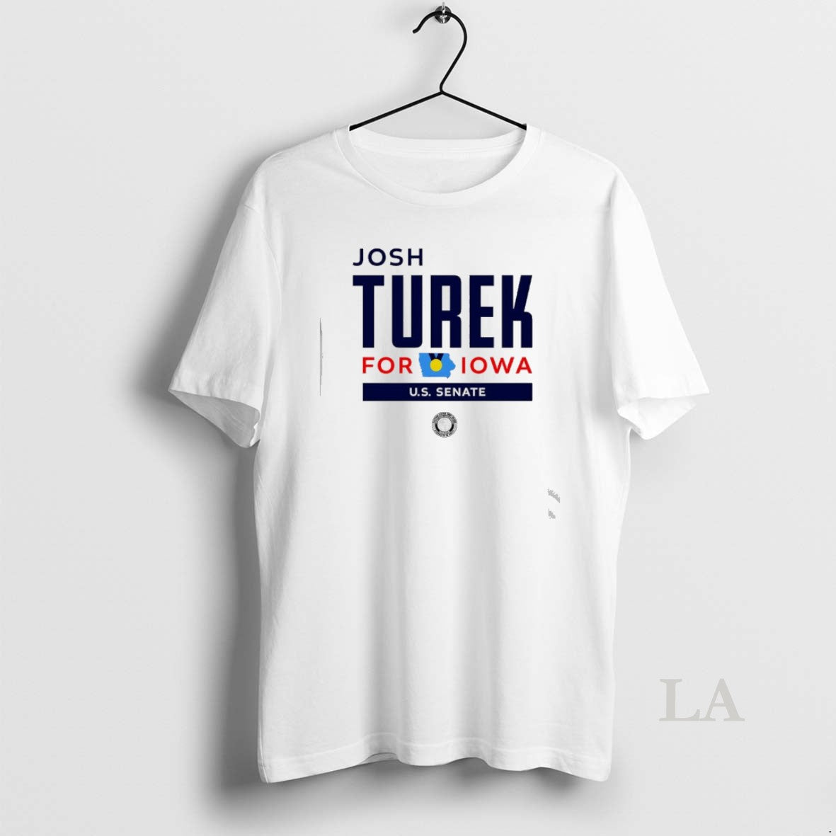 Original Josh Turek For Iowa Square Logo