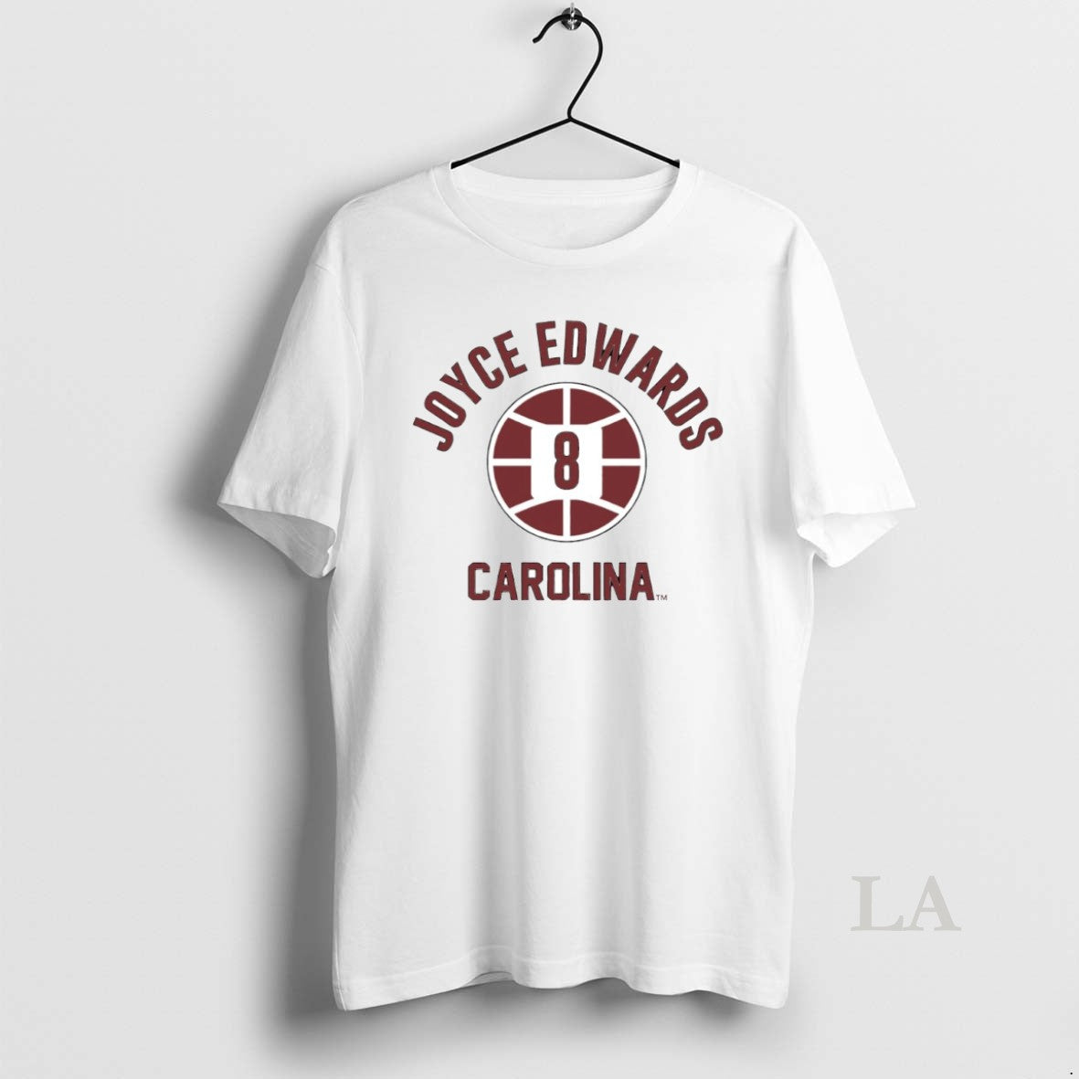 Original Joyce Edwards 8 South Carolina Gamecocks Basketball Name And Number Circle