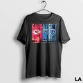Original Kansas City Chiefs Kansas City Royals And Sporting Kansas City Skyline 2025 Long Sleve