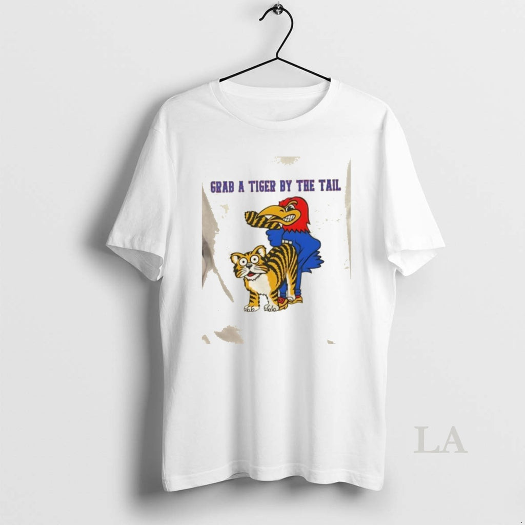 Original Kansas Jayhawks Grab A Tiger By The Tail