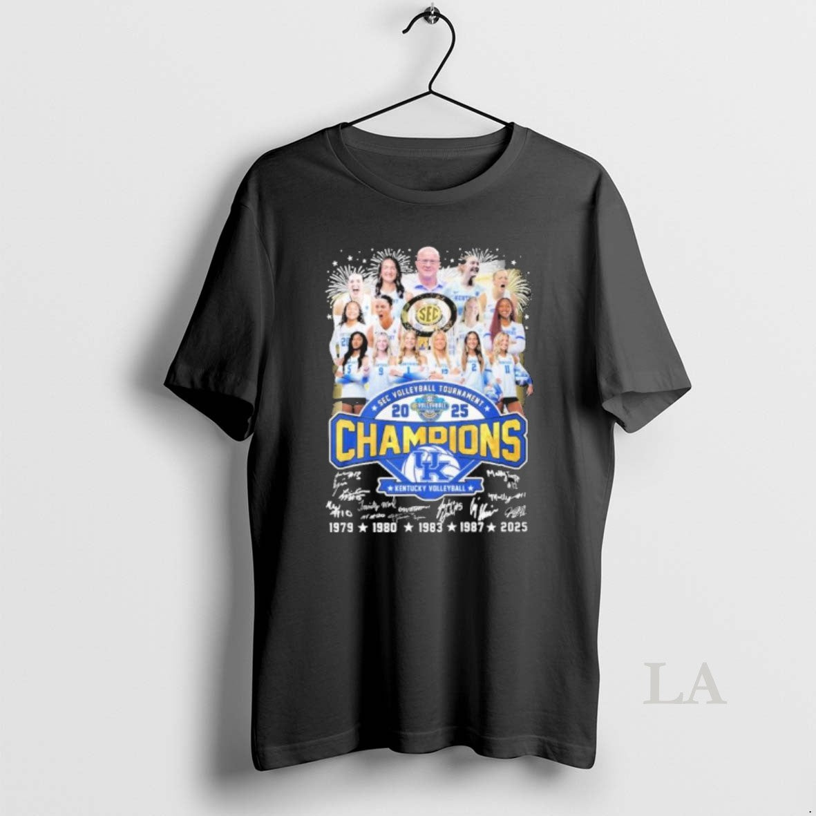 Original Kentucky Wildcats Teams 2025 Sec Volleyball Tournament Champions Signatures