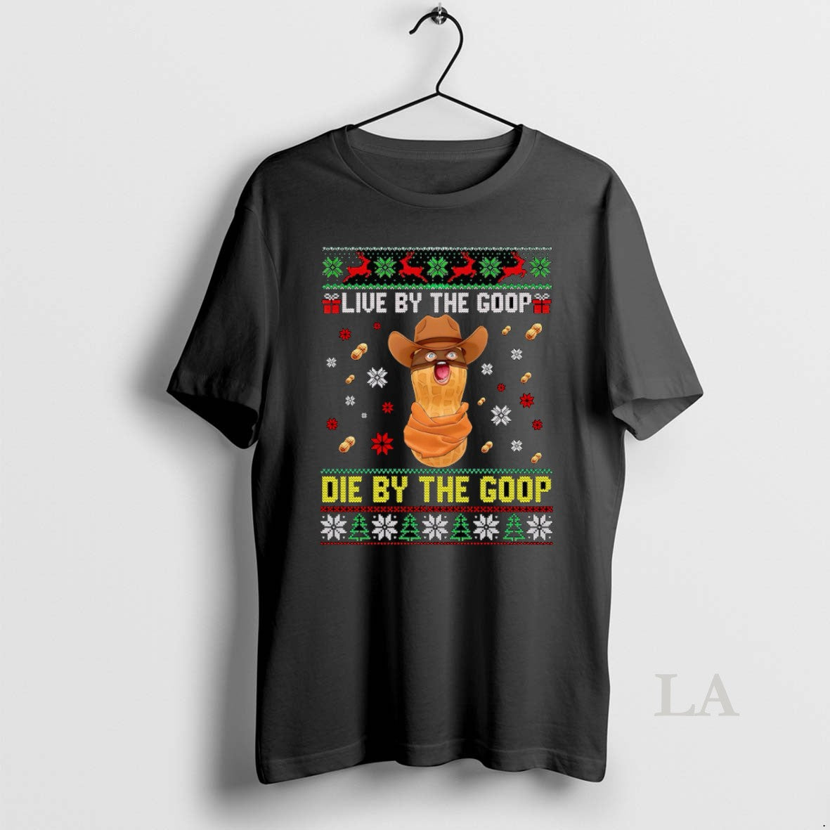 Original Live By The Goop Die By The Goop Funny Peanut Christmas