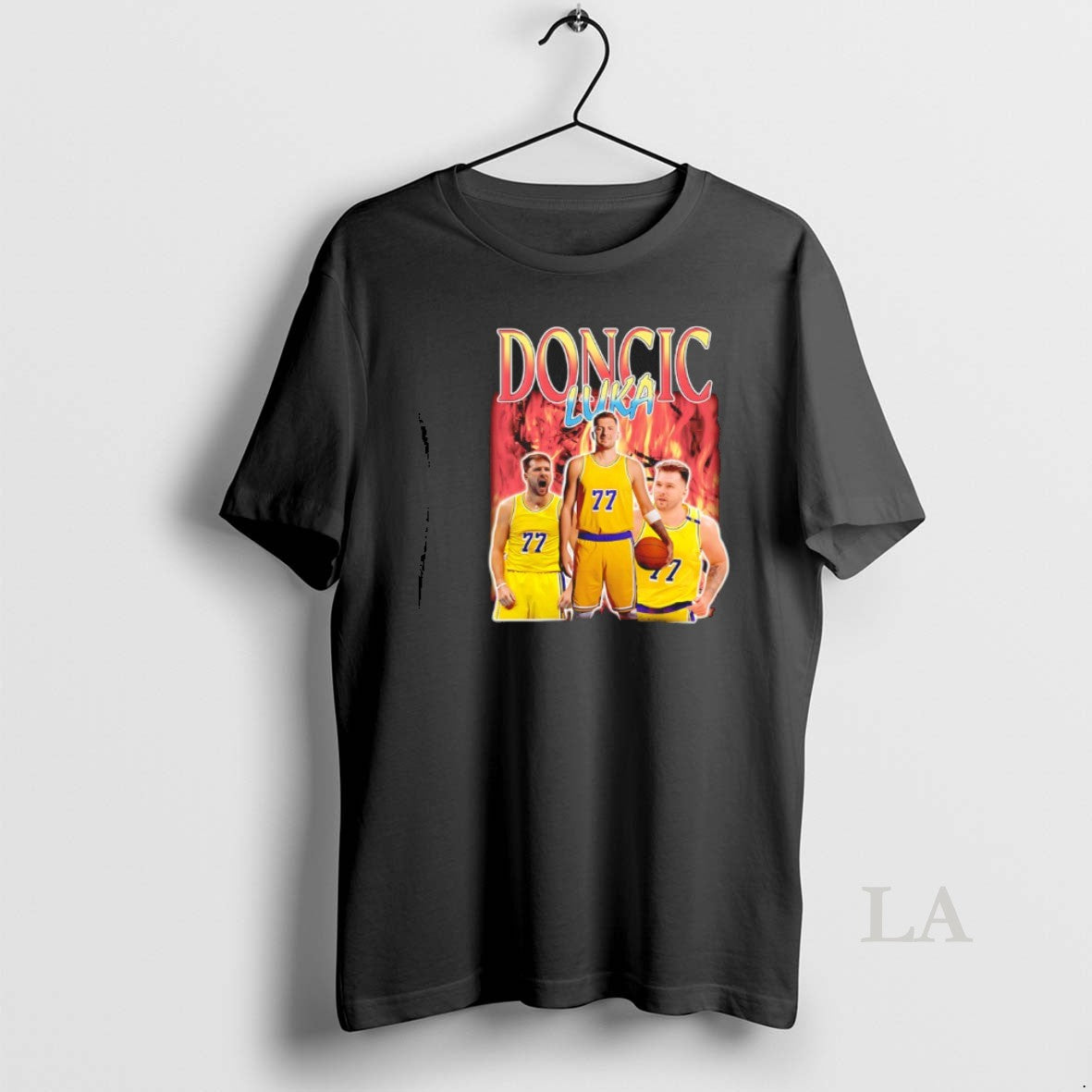 Original Luka Doncic Los Angeles Lakers Fire Vintage