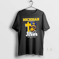 Original Mascot Hold Flag Michigan Wolverines In My Veins Jesus In My Heart