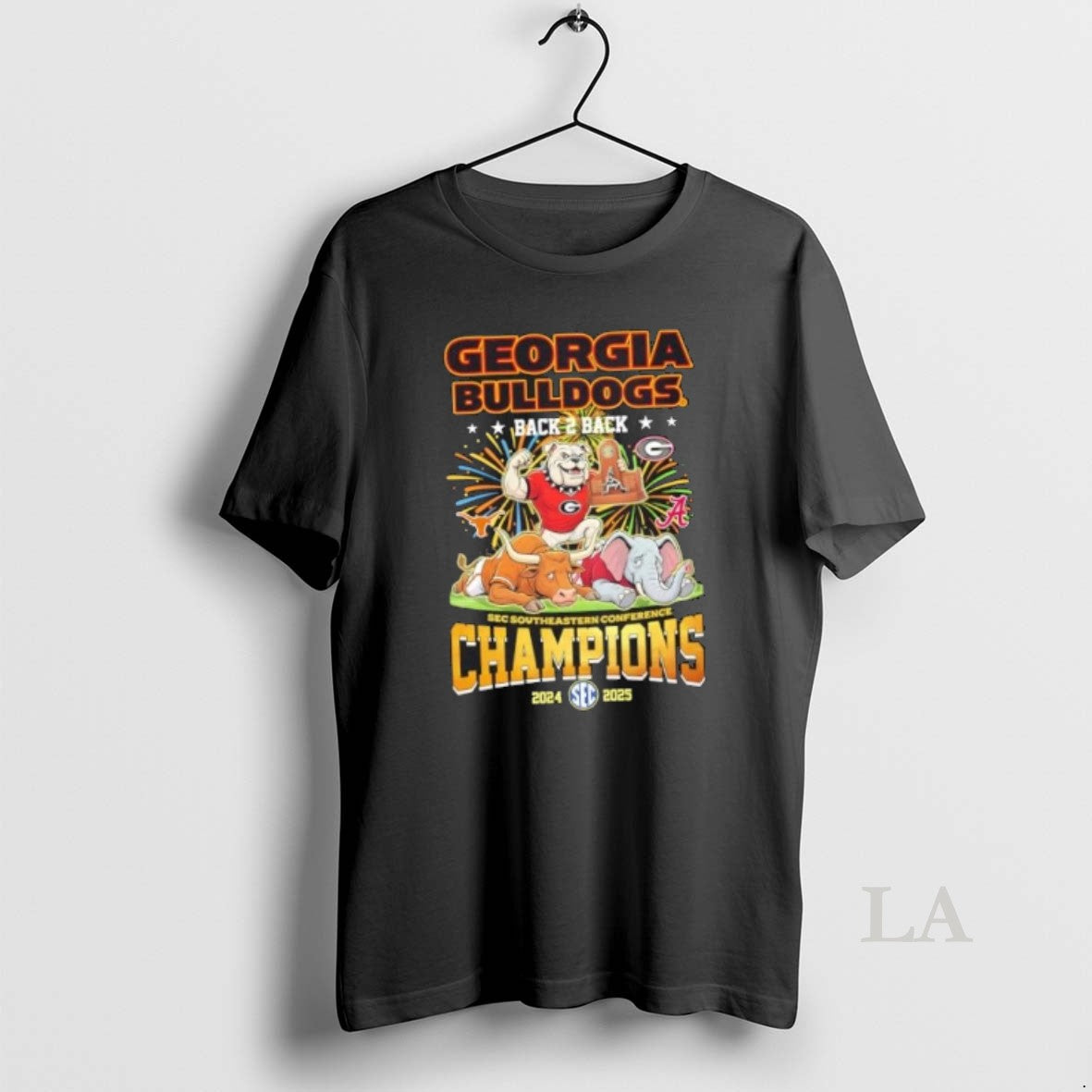 Original Mascots Georgia Bulldogs Back 2 Back Sec Southeastern Conference Champions 2024 2025