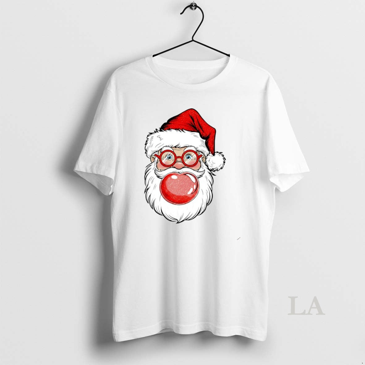 Original Merry Christmas Santa Claus Bubble Gum Circle