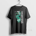 Original Michigan State Spartans Football Battle Shattered Usa Flag Rip Design