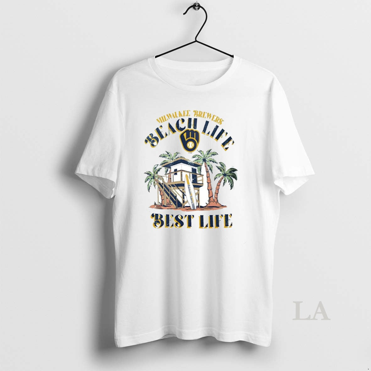 Original Milwaukee Brewers Beach Life Is The Best Life