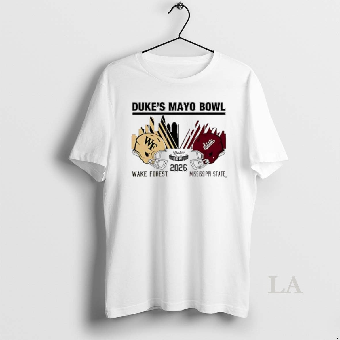 Original Mississippi State Vs Wake Forest 2026 Dukes Mayo Bowl Match Up Skyline