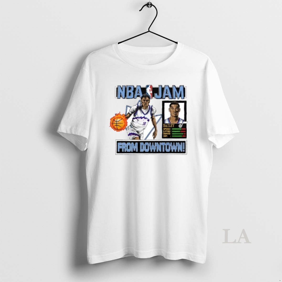 Original Nba Jam Jazz Ace Bailey From Downtown