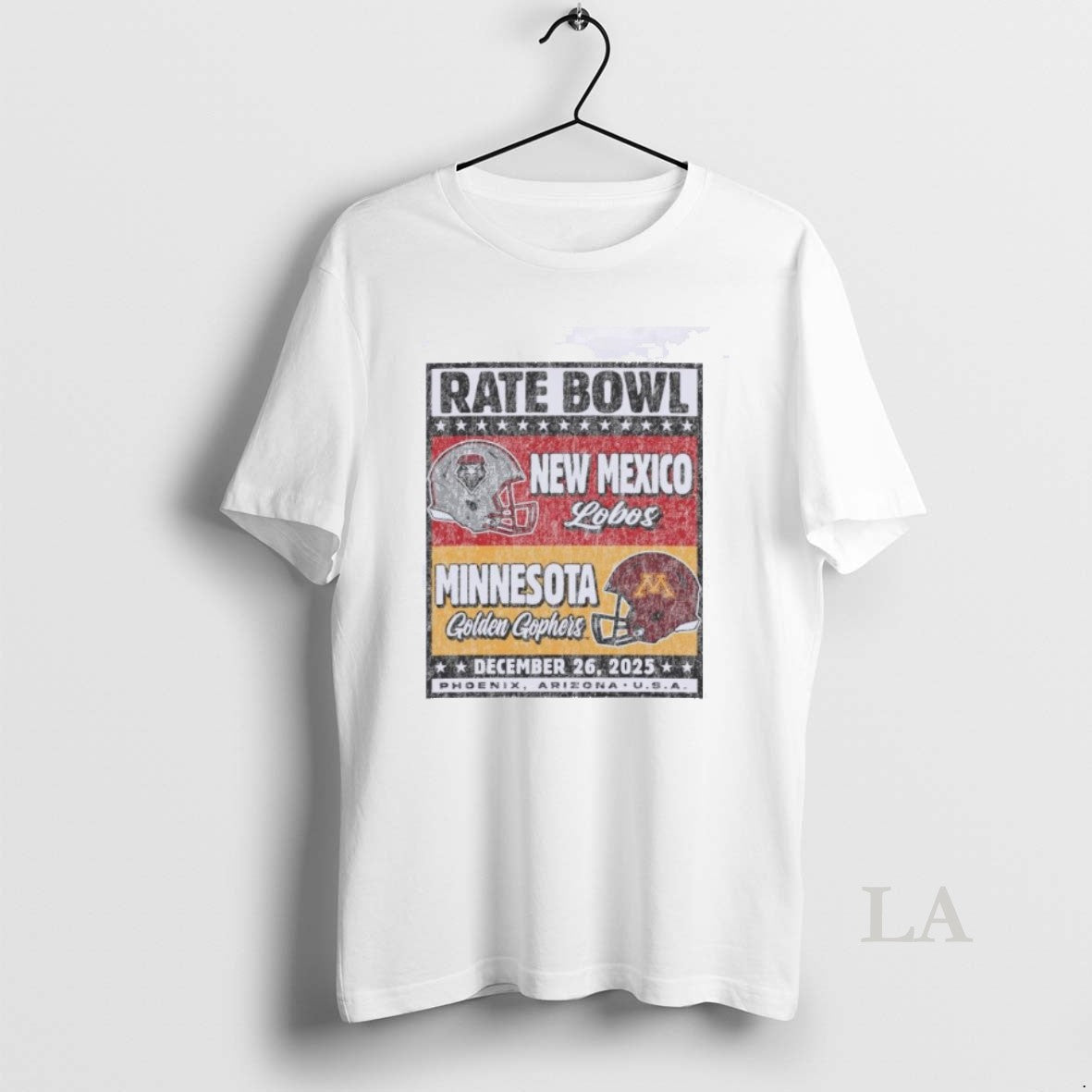 Original New Mexico Lobos Vs Minnesota Golden Gophers 2025 Rate Bowl Vintage
