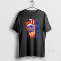 Original New York Mets Baseball Battle Shattered Usa Flag Rip Design