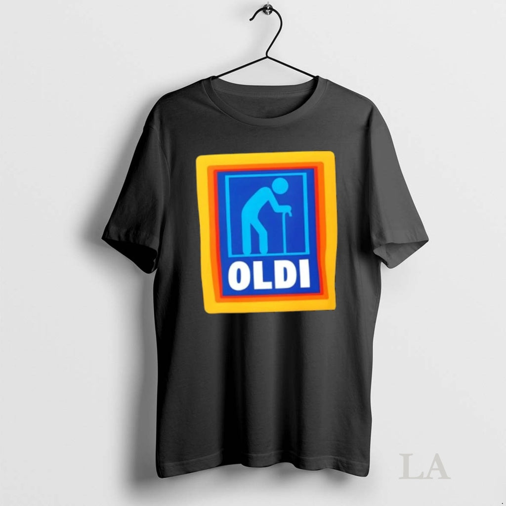 Original Oldi Funny Senior Aldi Logo Parody