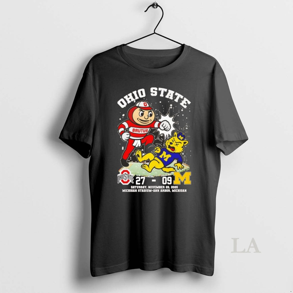 Original Ohio State Beat Michigan Mascot Knockout 2025 Score Christmas Chriast