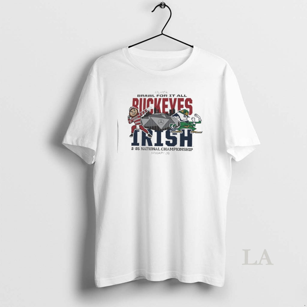 Original Ohio State Vs Notre Dame Dueling Mascot 2025 National Championship