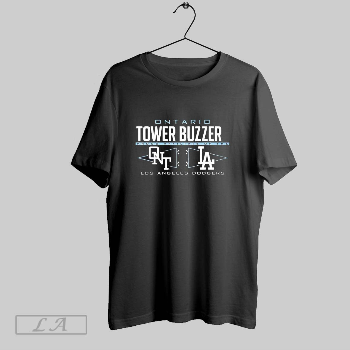 Original Ontario Tower Buzzer Proud Affiliate Of The Los Angeles Dodgers Baseball 2025 V Neck