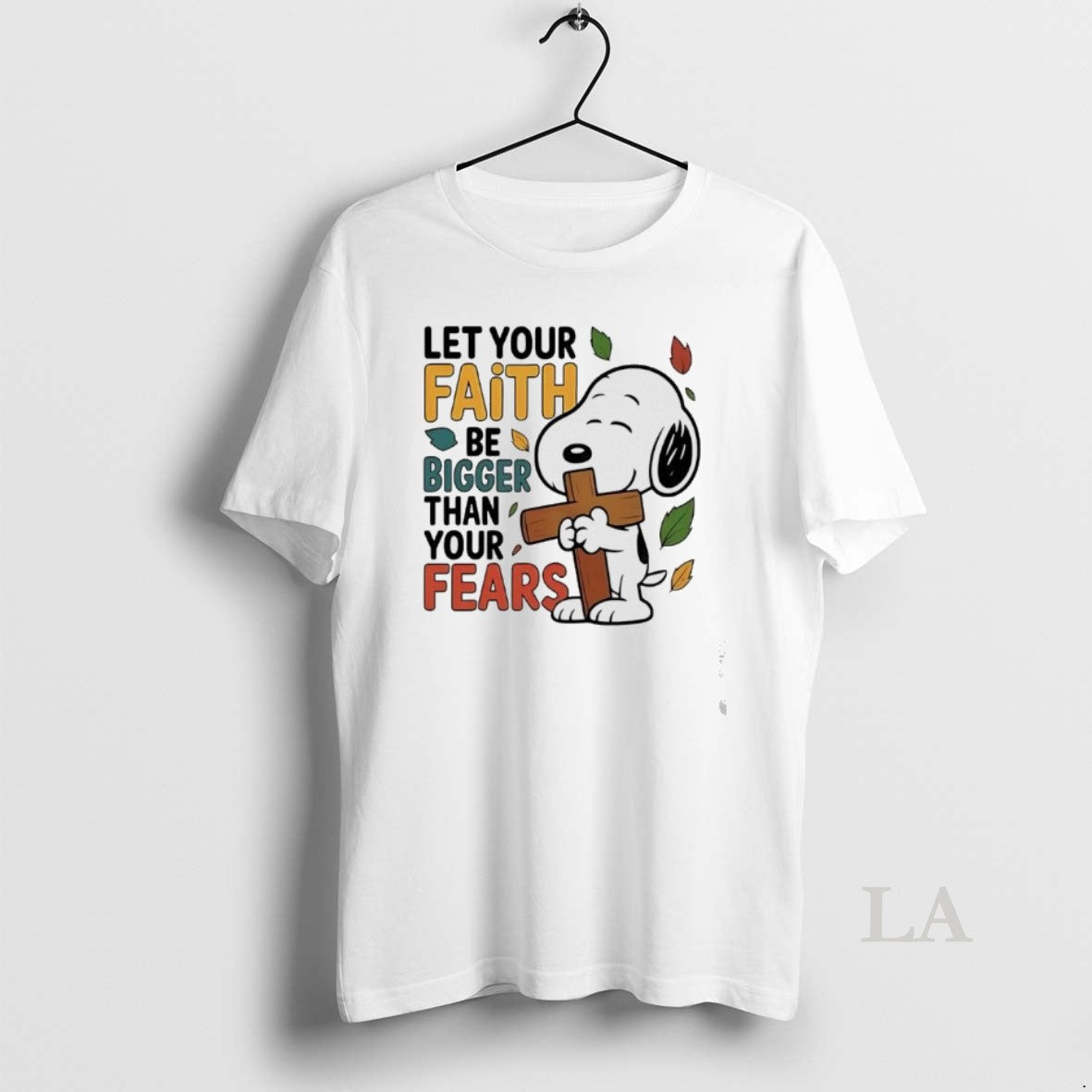 Original Peanuts Cross Let Your Faith Be Bigger Than Your Fears