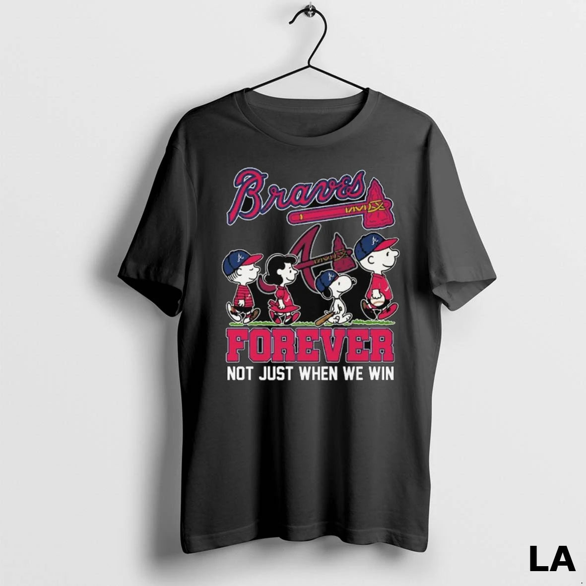 Original Peanuts X Atlanta Braves Abbey Road Forever Not Just When We Win Long Sleve