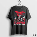 Original Peanuts X Minnesota Twins Abbey Road Forever Not Just When We Win Long Sleve