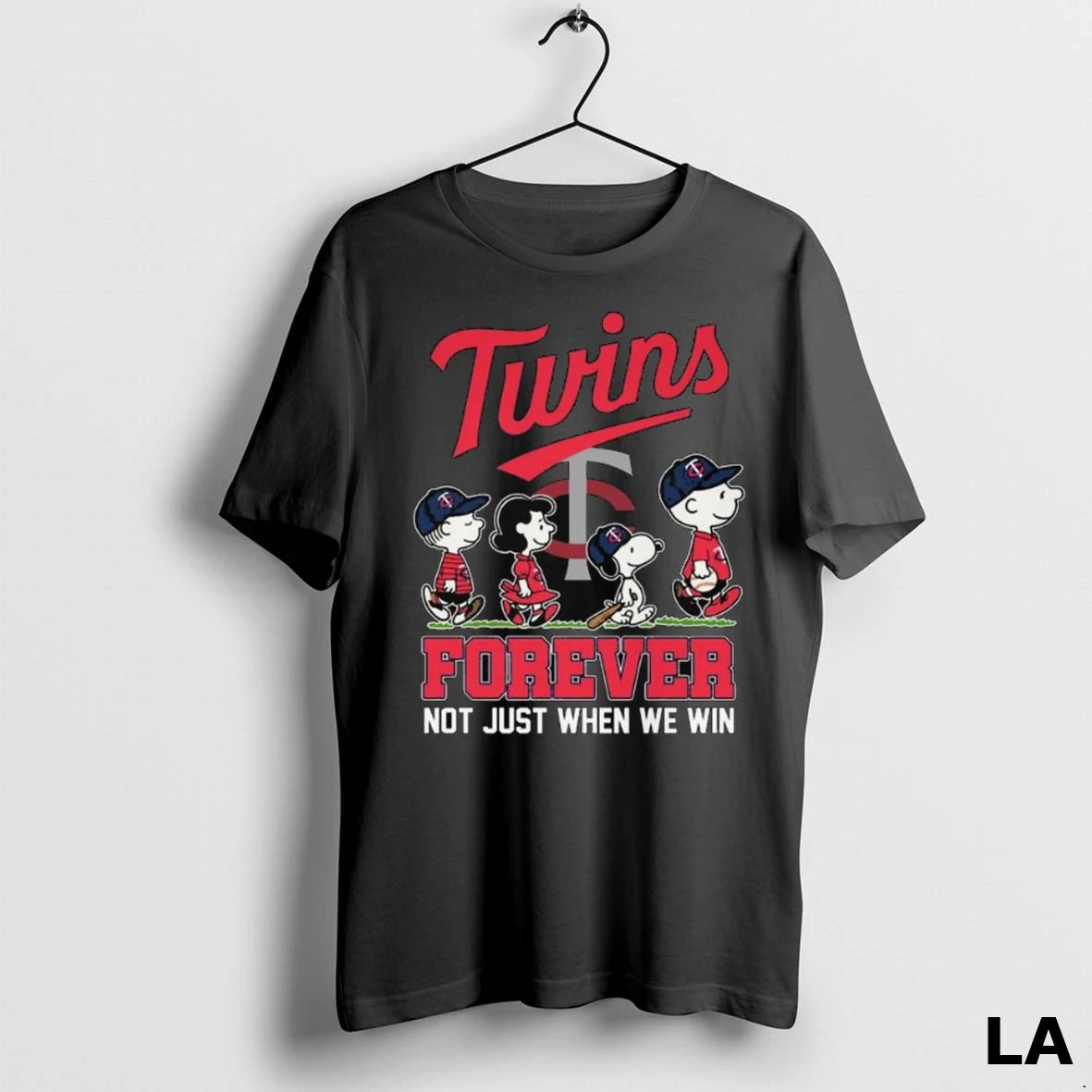 Original Peanuts X Minnesota Twins Abbey Road Forever Not Just When We Win Long Sleve