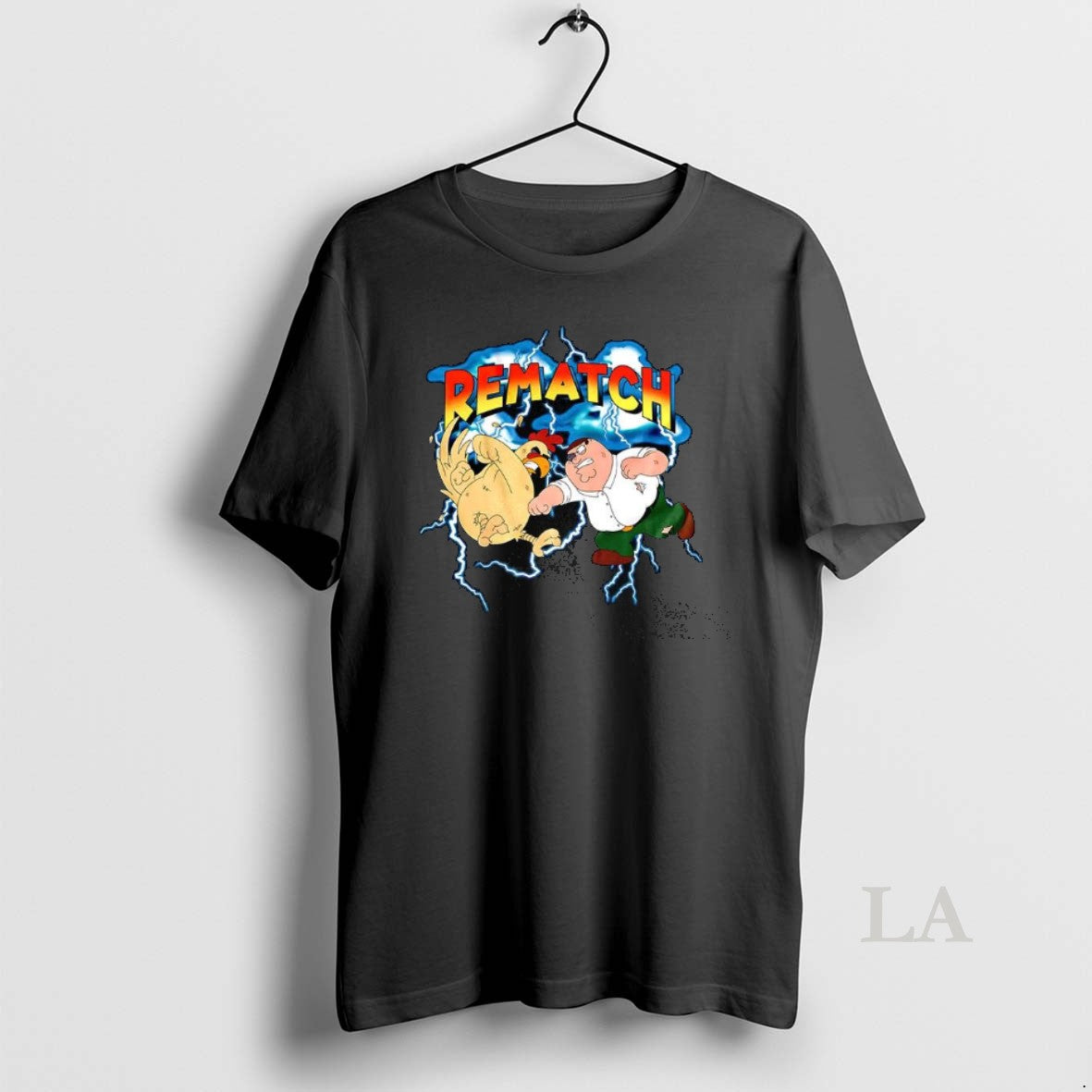 Original Peter Griffin Vs Ernie The Giant Chicken Family Guy Fight Rematch Cartoon
